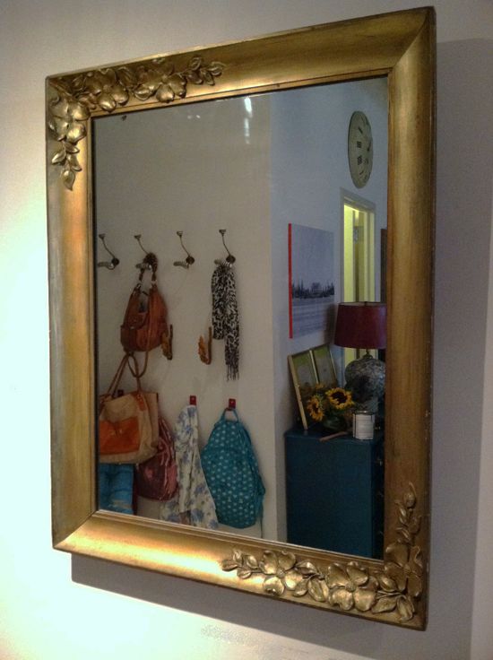 Little Green Notebook Painting a mirror with chalkboard paint